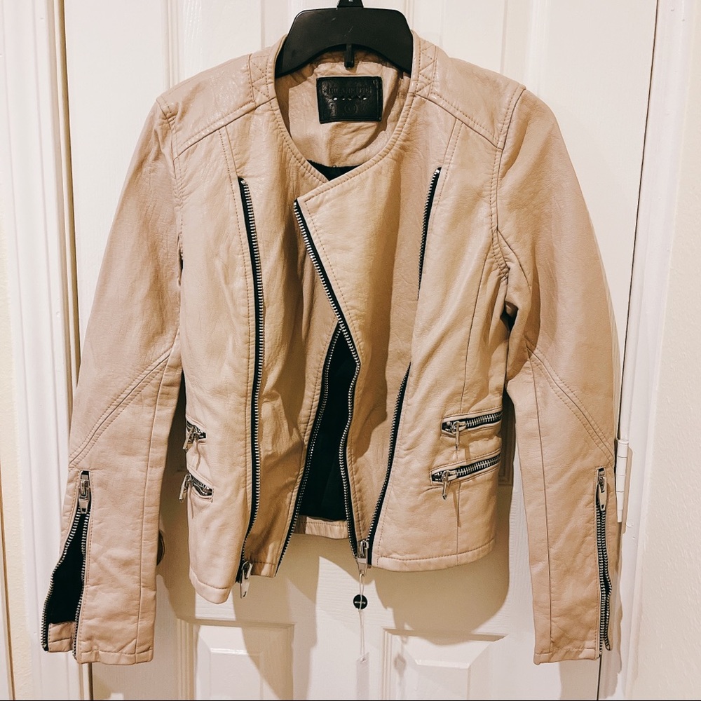 BLANKNYC Leather Motor Jacket